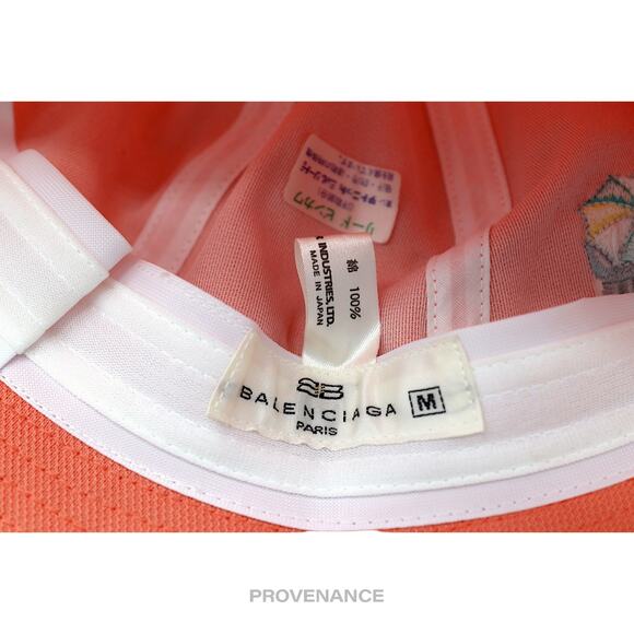 🔴 Balenciaga Embroidered Logo Bucket Hat - Peach - Picture 6 of 6